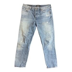 Lucky Brand Sienna Slim Boyfriend Jeans Distressed Light Wash Women's Size 6/28